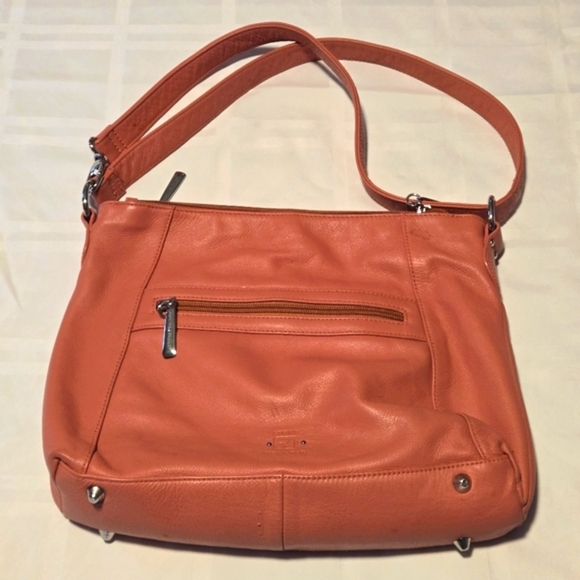 Stone Mountain Accessories Shoulder Bag Item# A90475 Medium Size Orangish-Tan - Picture 2 of 15